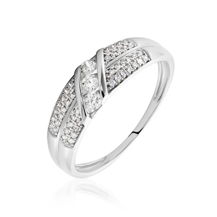 Bague Rosaleen Blanc Diamant Blanc Diamant-Histoire d'Or Discount