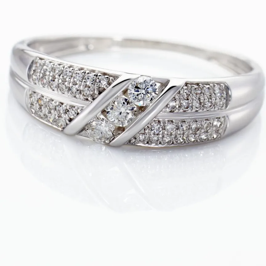 Bague Rosaleen Blanc Diamant Blanc Diamant-Histoire d'Or Discount