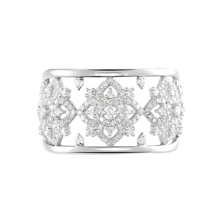 Bague Rosée Or Blanc Diamant-Histoire d'Or Clearance