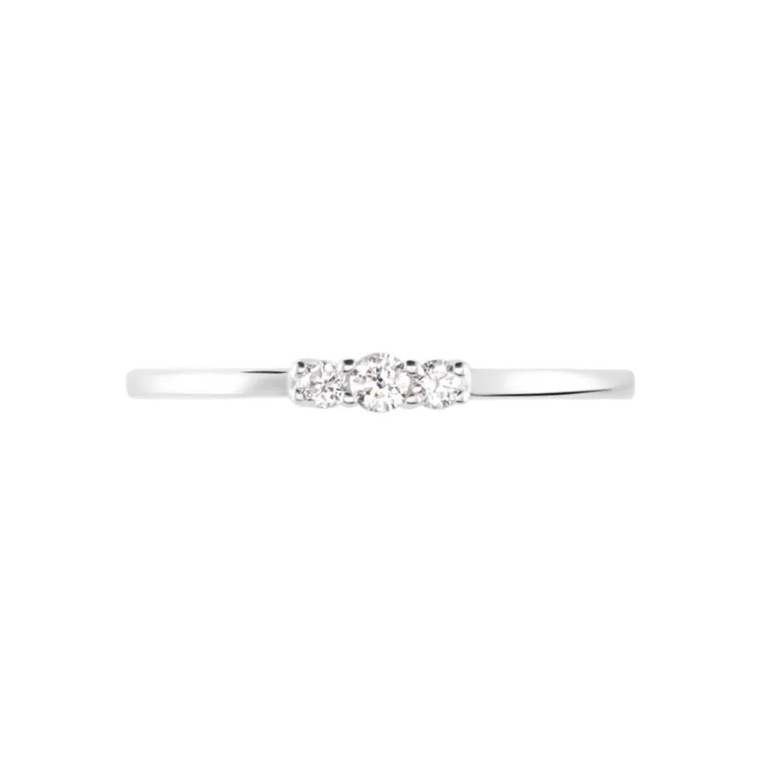 Bague Sabine Or Blanc Diamant-Histoire d'Or Discount