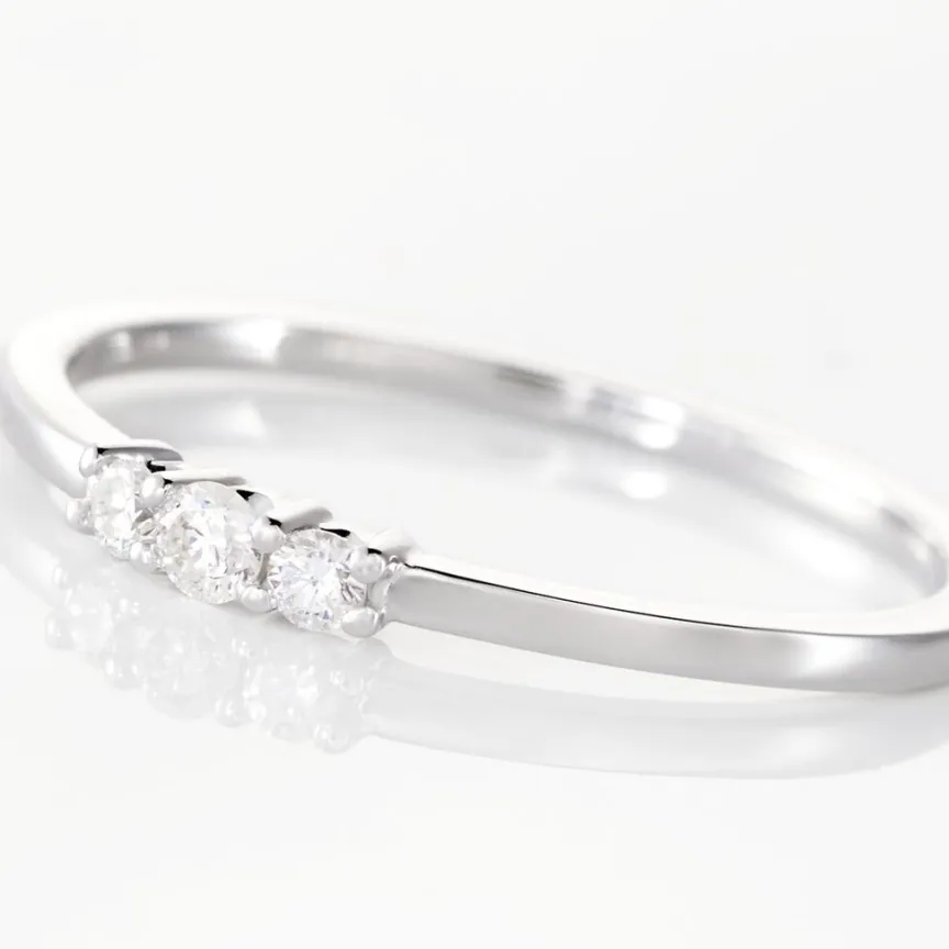 Bague Sabine Or Blanc Diamant-Histoire d'Or Discount
