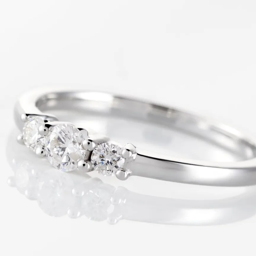 Bague Sabine Or Blanc Diamant-Histoire d'Or Outlet