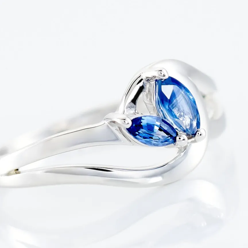 Bague Sakina Or Blanc Saphir-Histoire d'Or Best