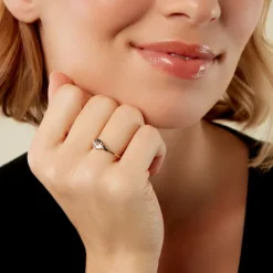 Bague Sculptural Or Jaune Diamant-Histoire d'Or Sale