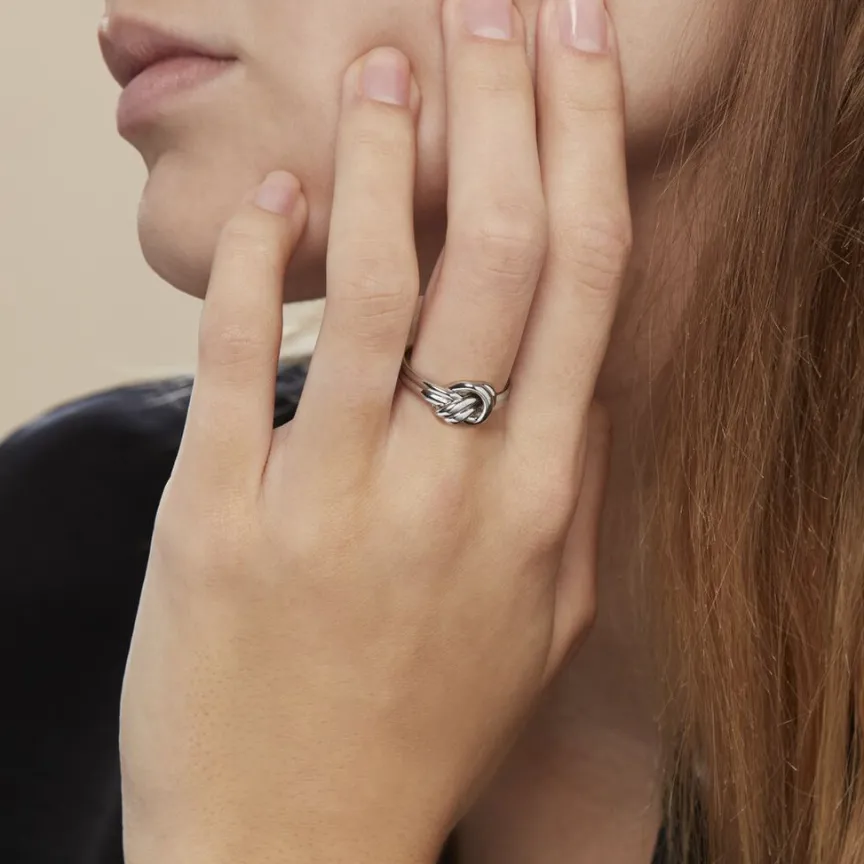 Bague Seasaidh Argent Blanc-Histoire d'Or Hot