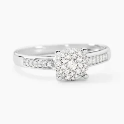 Bague Serena Or Blanc Diamant-Histoire d'Or Discount