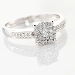 Bague Serena Or Blanc Diamant-Histoire d'Or Discount