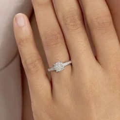 Bague Serena Or Blanc Diamant-Histoire d'Or Discount