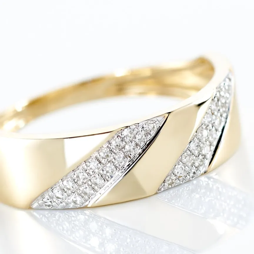 Bague Shalanda Or Jaune Diamant-Histoire d'Or