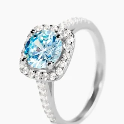 Bague Soa Argent Blanc Oxyde De Zirconium-Histoire d'Or Clearance