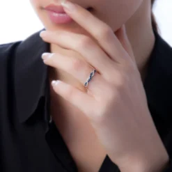 Bague Sofia Or Rose Saphir Et Diamant-Histoire d'Or Discount