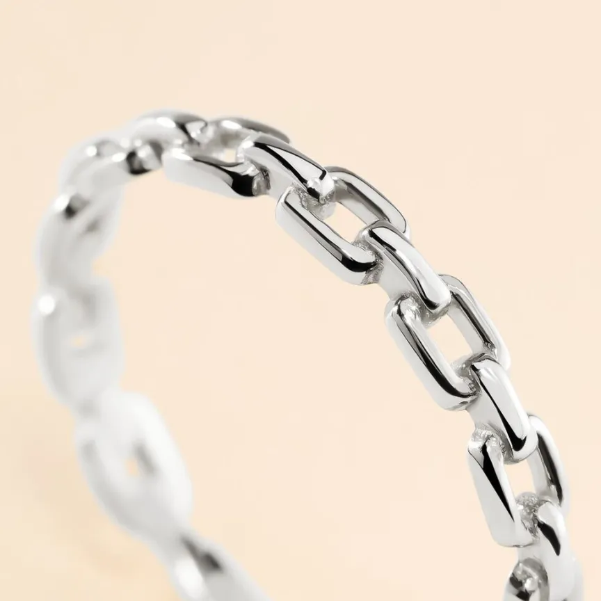 Bague Soho Argent Blanc-Histoire d'Or