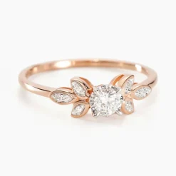 Bague Solitaire Alicea Or Rose Diamant-Histoire d'Or Outlet