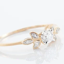 Bague Solitaire Alicea Or Rose Diamant-Histoire d'Or Outlet