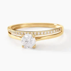 Histoire d'Or Bague Solitaire Anatoline De Zirconium