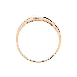 Bague Solitaire Anilie Or Rose Diamant-Histoire d'Or Best