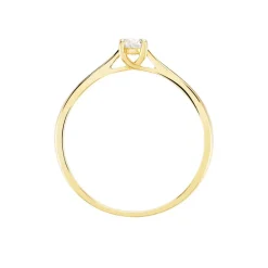 Histoire d'Or Bague Solitaire Aphrodite Or Jaune Diamant