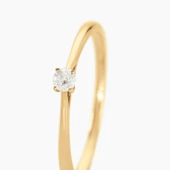 Bague Solitaire Aphrodite Or Jaune Diamant-Histoire d'Or Sale