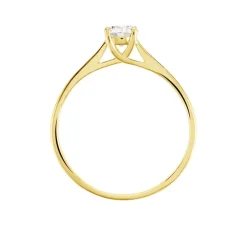 Bague Solitaire Aphrodite Or Jaune Diamant-Histoire d'Or Outlet