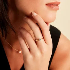 Bague Solitaire Aphrodite Or Jaune Diamant-Histoire d'Or Outlet