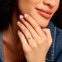 Histoire d'Or Bague Solitaire Aphrodite