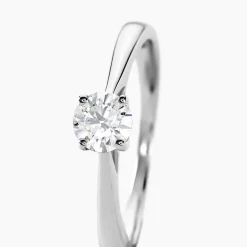 Bague Solitaire Aphrodite Or Blanc Diamant-Histoire d'Or Hot