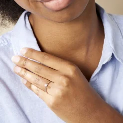 Bague Solitaire Aphrodite Or Blanc Diamant-Histoire d'Or Hot