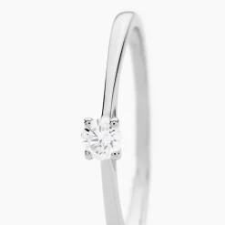 Bague Solitaire Aphrodite Or Blanc Diamant-Histoire d'Or New
