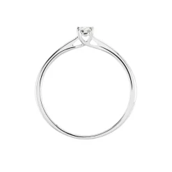 Bague Solitaire Aphrodite Or Blanc Diamant-Histoire d'Or New