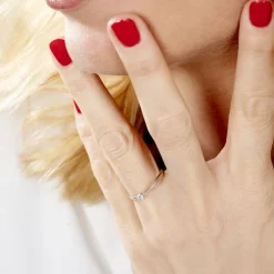 Bague Solitaire Aphrodite Or Blanc Diamant-Histoire d'Or New