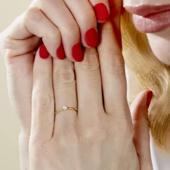 Bague Solitaire Aphrodite Or Jaune Diamant-Histoire d'Or Clearance