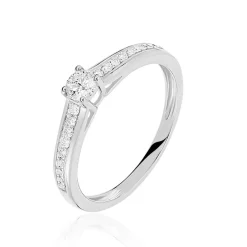 Bague Solitaire Aramis Or Blanc Diamant-Histoire d'Or Discount