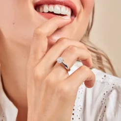 Bague Solitaire Artemis Or Blanc Diamant-Histoire d'Or Hot