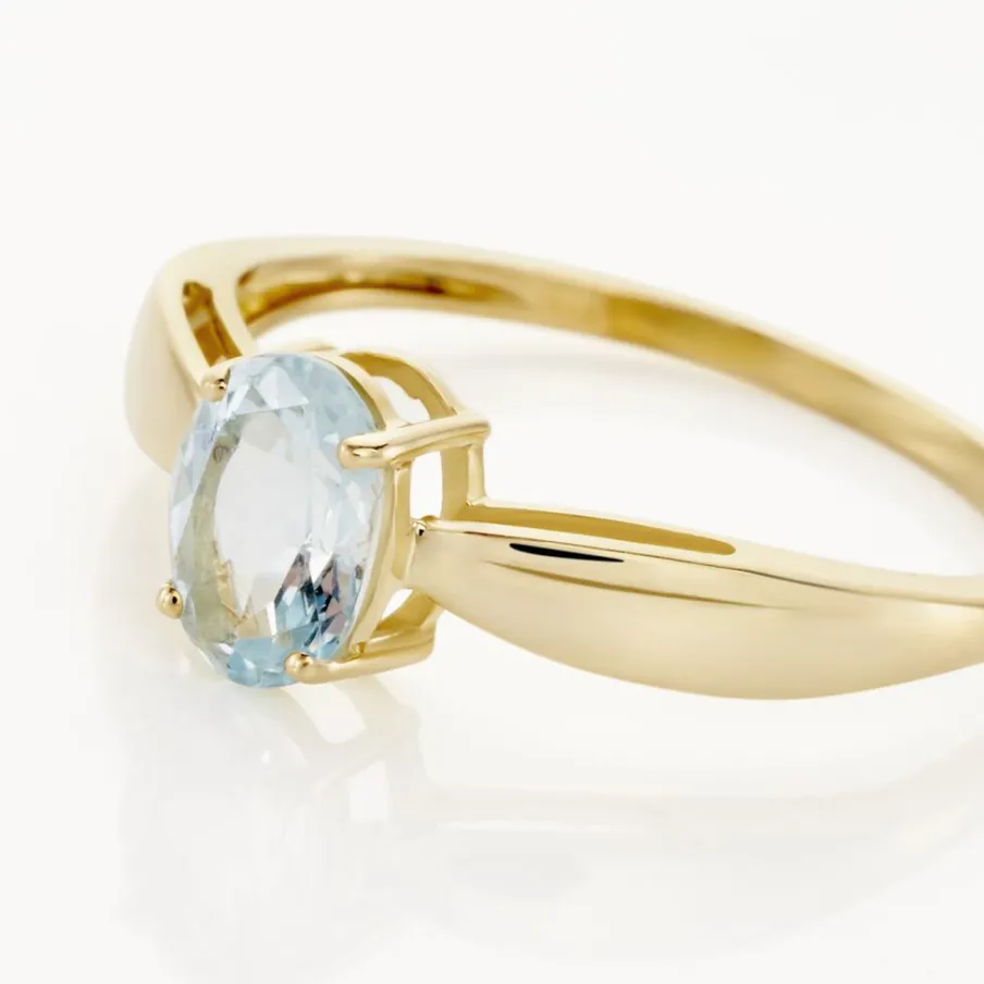 Histoire d'Or Bague Solitaire Arzula Or Jaune Topaze