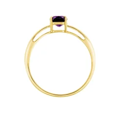 Bague Solitaire Arzula Or Jaune Amethyste-Histoire d'Or Discount