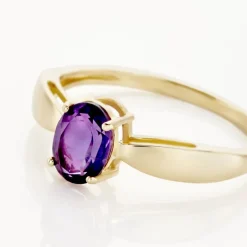 Bague Solitaire Arzula Or Jaune Amethyste-Histoire d'Or Discount