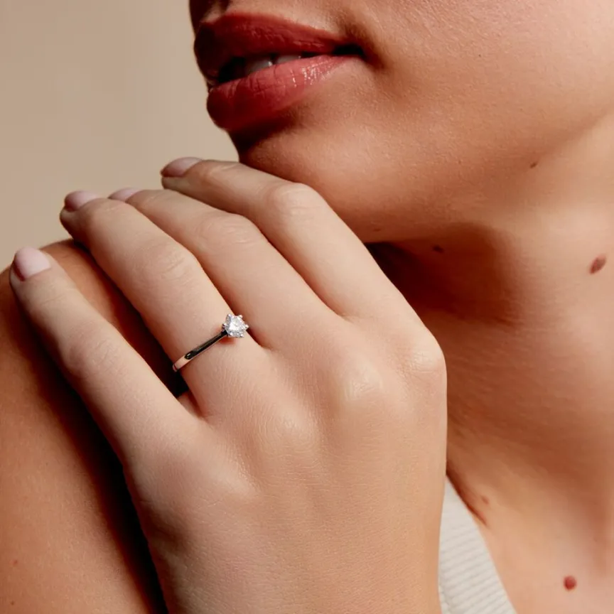 Bague Solitaire Athena-Histoire d'Or Hot