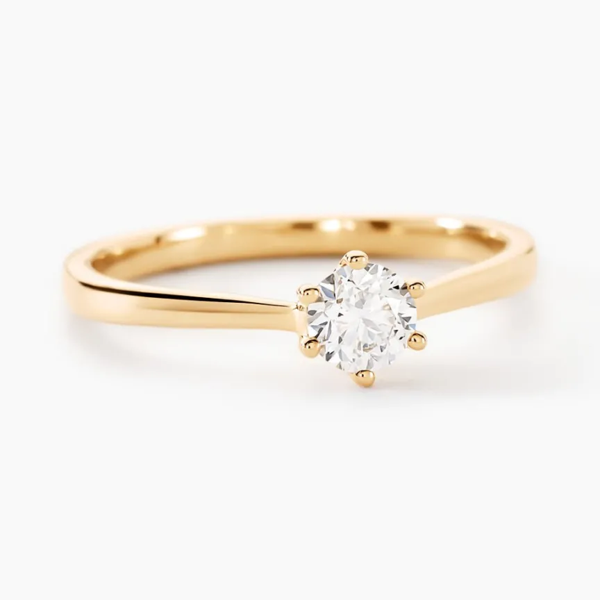 Bague Solitaire Athena-Histoire d'Or Clearance