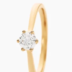 Bague Solitaire Athena-Histoire d'Or Clearance