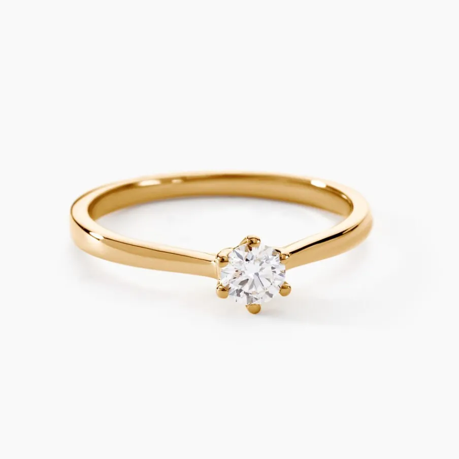 Histoire d'Or Bague Solitaire Athena