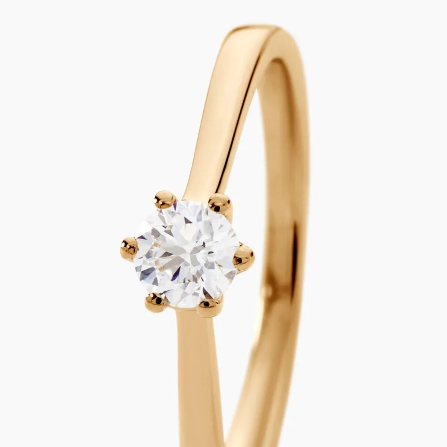 Histoire d'Or Bague Solitaire Athena
