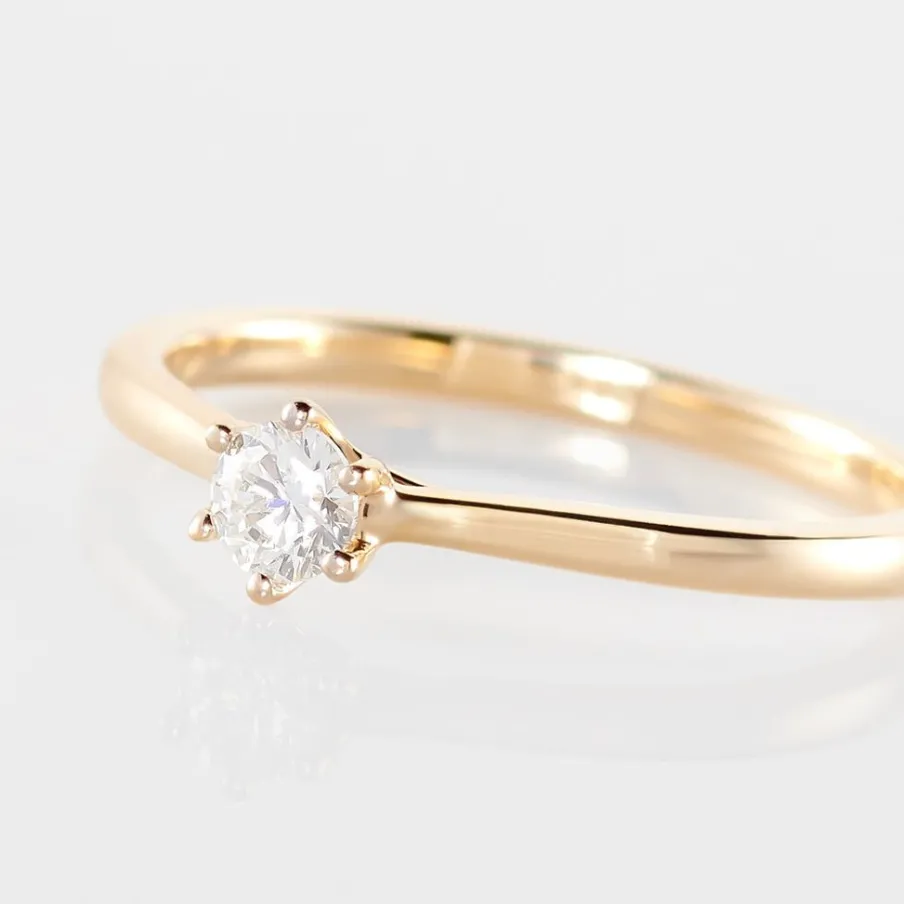 Histoire d'Or Bague Solitaire Athena
