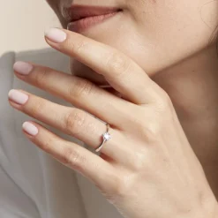 Histoire d'Or Bague Solitaire Athena