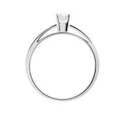 Bague Solitaire Celina Or Blanc Diamant-Histoire d'Or Online