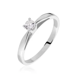 Bague Solitaire Celina Or Blanc Diamant-Histoire d'Or Online