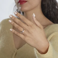 Bague Solitaire Celina Or Blanc Diamant-Histoire d'Or