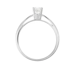 Bague Solitaire Celina Or Blanc Diamant-Histoire d'Or