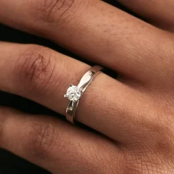 Bague Solitaire Celina Or Blanc Diamant-Histoire d'Or Clearance