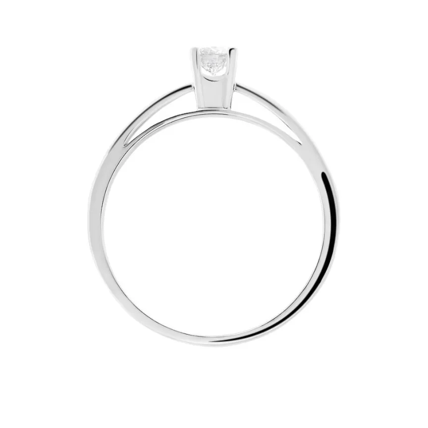 Bague Solitaire Celina Or Blanc Diamant-Histoire d'Or Online