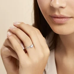 Bague Solitaire Cesarine De Zirconium-Histoire d'Or Discount